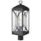 Nuvo Oaklyn - 1 Light Post Top - Matte Black with Clear Glass 60/8124 - alternate 1